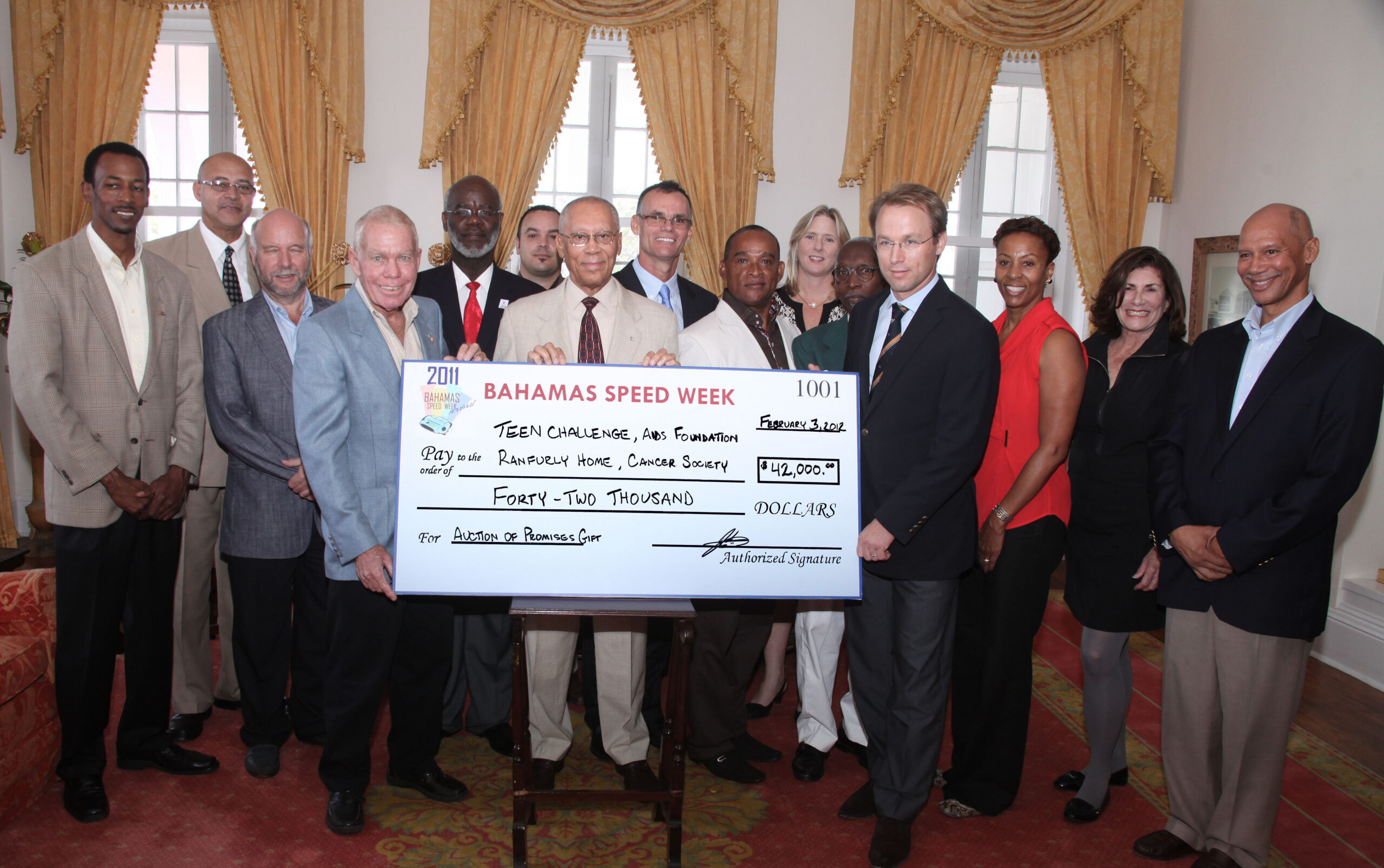 BSWR Auction of Promises GG Cheque Presentation